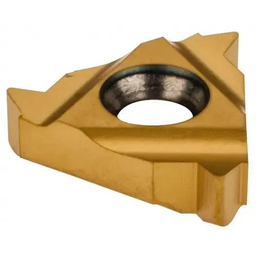 Laydown Threading Insert: 16 ER 10UN MXC/GOLD, Solid Carbide Coated