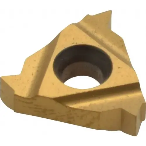 Laydown Threading Insert: 16ER11.5NPT MXC/GOLD, Solid Carbide Coated