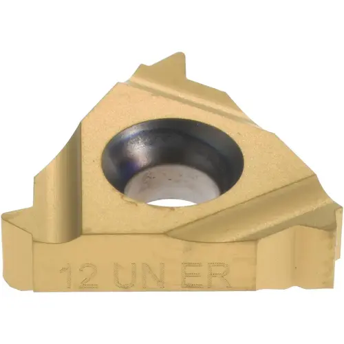 Laydown Threading Insert: 16 ER 12UN P25C/GOLD, Solid Carbide - pack of 10
