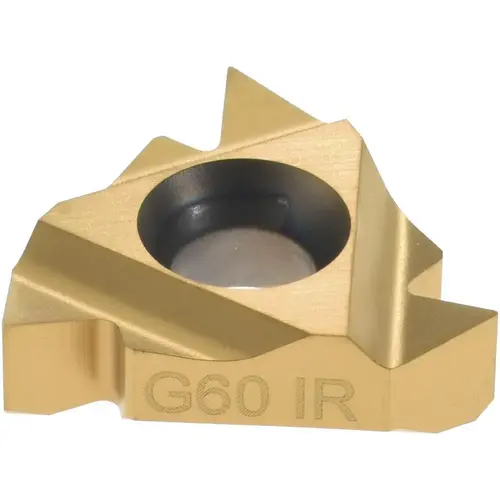 Laydown Threading Insert: 16 IR G60 MXC/GOLD, Solid Carbide - pack of 10