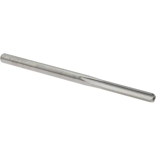 Chucking Reamer: 0.1815" Dia, 2-3/4" OAL, 7/8" Flute Length, Straight-Cylindrical Shank, Solid Carbide Bright/Uncoated Chucking Reamer: 0.1815" Dia, 2-3/4" OAL, 7/8" Flute Length, Straight-Cylindrical Shank, Solid Carbide Bright/Uncoated