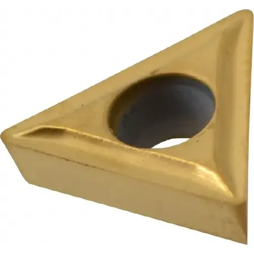 Turning Insert: TPGT21.51LF KC730, Solid Carbide TiN Turning Insert: TPGT21.51LF KC730, Solid Carbide TiN