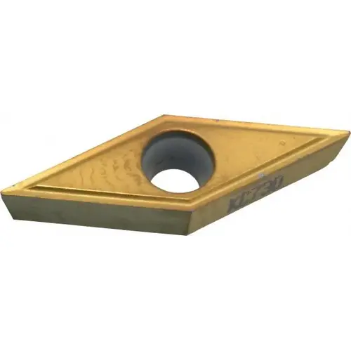 Turning Insert: VBMT330.5LF KC730, Solid Carbide TiN Turning Insert: VBMT330.5LF KC730, Solid Carbide TiN