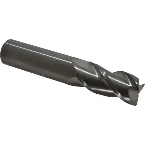 Corner Radius End Mill: 3/4" Dia, 1-1/2" LOC, 0.045" Radius, 3 Flutes, Solid Carbide Bright/Uncoated Corner Radius End Mill: 3/4" Dia, 1-1/2" LOC, 0.045" Radius, 3 Flutes, Solid Carbide Bright/Uncoated