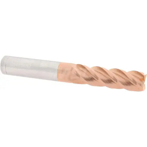 Corner Radius End Mill: 5/8" Dia, 2-1/8" LOC, 0.015" Radius, 4 Flutes, Solid Carbide TiCN Corner Radius End Mill: 5/8" Dia, 2-1/8" LOC, 0.015" Radius, 4 Flutes, Solid Carbide TiCN