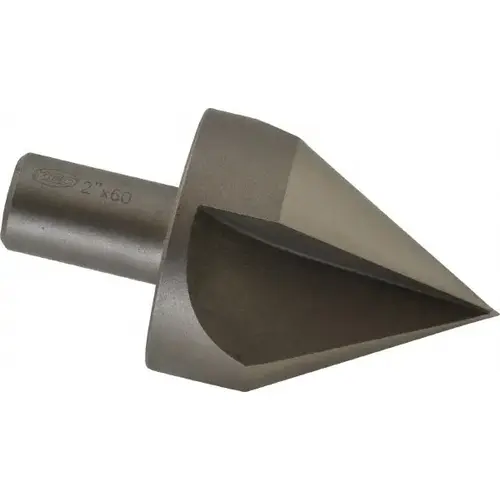 Countersink: 2" Head Dia, 60 degree Included Angle, 3 Flutes, High Speed Steel, Right Hand Cut Countersink: 2" Head Dia, 60 degree Included Angle, 3 Flutes, High Speed Steel, Right Hand Cut