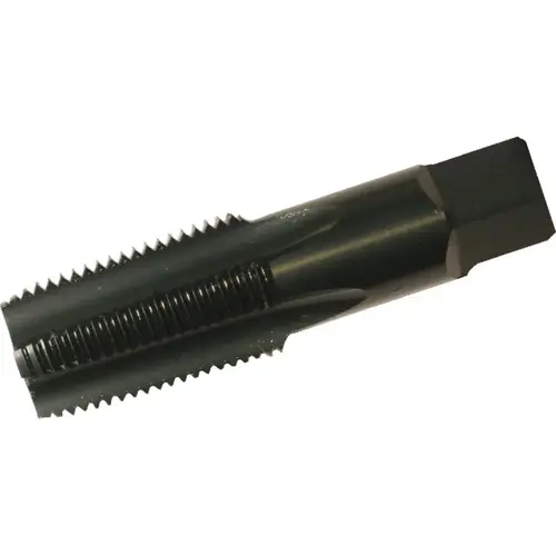 Standard Pipe Taps; Thread Standard: NPT ; Material: High-Speed Steel ; Overall Length (Inch): 2-9/16 ; Threads per Inch: 18 ; Thread Size (Inch): 3/8-18 ; Application: Metal Titanium Nitride Standard Pipe Taps; Thread Standard: NPT ; Material: High-Speed Steel ; Overall Length (Inch): 2-9/16 ; Threads per Inch: 18 ; Thread Size (Inch): 3/8-18 ; Application: Metal Titanium Nitride