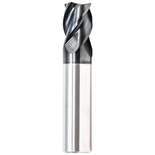 Corner Radius End Mill: 1/4" Dia, 1/2" LOC, 0.01" Radius, 4 Flutes, Solid Carbide FX3 Corner Radius End Mill: 1/4" Dia, 1/2" LOC, 0.01" Radius, 4 Flutes, Solid Carbide FX3