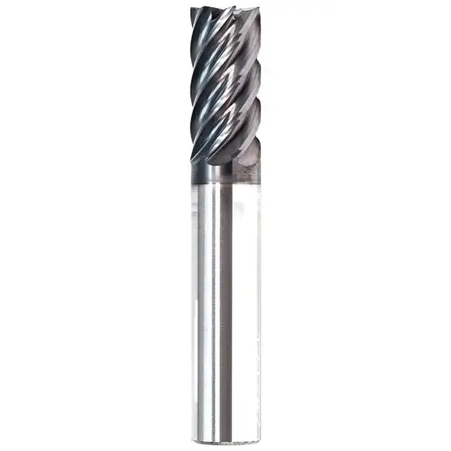Corner Radius End Mill: 3/16" Dia, 3/4" LOC, 0.06" Radius, 7 Flutes, Solid Carbide FX1 Corner Radius End Mill: 3/16" Dia, 3/4" LOC, 0.06" Radius, 7 Flutes, Solid Carbide FX1