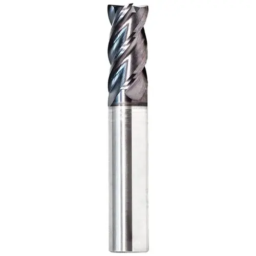 Corner Radius End Mill: 3/8" Dia, 5/8" LOC, 0.015" Radius, 4 Flutes, Solid Carbide FX1 Corner Radius End Mill: 3/8" Dia, 5/8" LOC, 0.015" Radius, 4 Flutes, Solid Carbide FX1