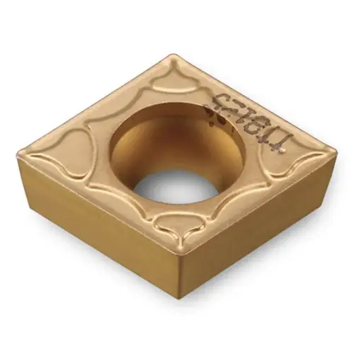 Turning Inserts; Relief Angle: 7 ; Insert Style: CCMT ; Corner Radius (Decimal Inch): 0.0310 ; Included Angle: 80 ; Manufacturer Grade: TT9080 ; Coating/Finish: AlTiN; Titanium Nitride