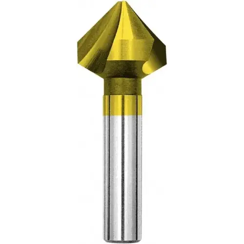 Countersink: 5/8" Head Dia, 82 degree Included Angle, Cobalt Steel, Right Hand Cut Countersink: 5/8" Head Dia, 82 degree Included Angle, Cobalt Steel, Right Hand Cut