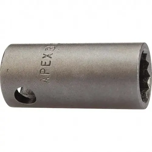 Impact Socket: 1/4" Drive, 10mm Socket, Hex Drive Impact Socket: 1/4" Drive, 10mm Socket, Hex Drive