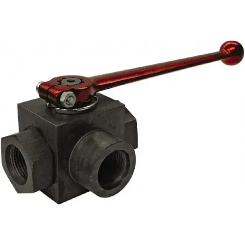Full Port Manual Ball Valve: 1/2" Pipe, Full Port