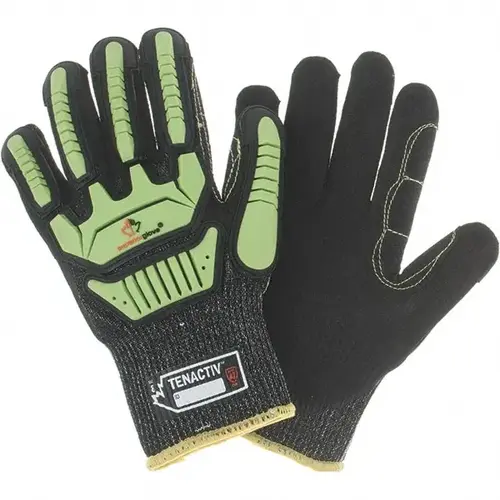 Cut, Puncture & Abrasive-Resistant Gloves: Size M, ANSI Cut A7, ANSI Puncture 3, Micropore Nitrile, Polyethylene Cut, Puncture & Abrasive-Resistant Gloves: Size M, ANSI Cut A7, ANSI Puncture 3, Micropore Nitrile, Polyethylene