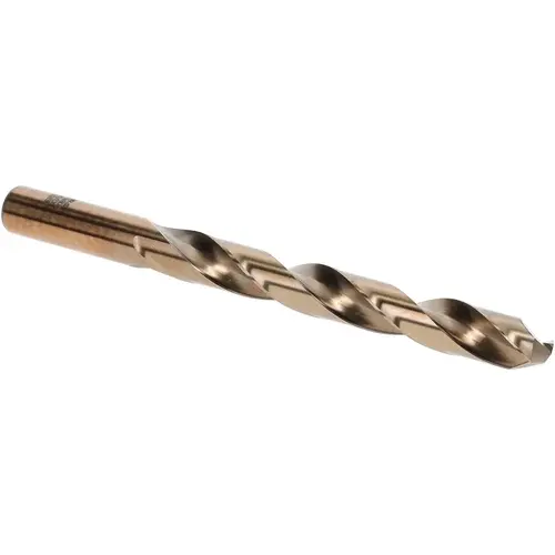 Jobber Length Drill Bit: 43/64" Dia, 135 degree, Cobalt Oxide Jobber Length Drill Bit: 43/64" Dia, 135 degree, Cobalt Oxide