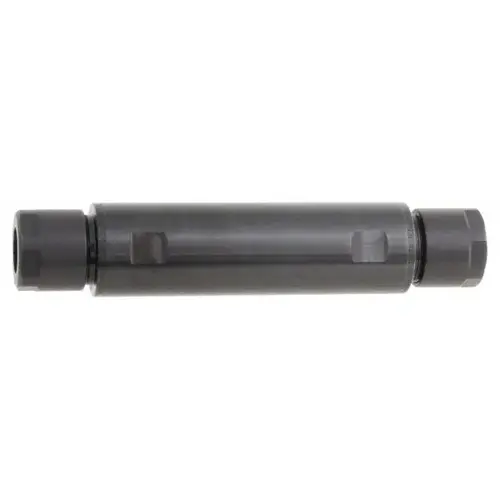 Collet Chuck: 0.019 to 0.512" Capacity, ER Collet, 1" Shank Dia, Double End Straight Shank