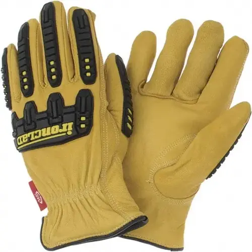Cut-Resistant & Impact-Resistant Gloves: Size X-Large, ANSI Puncture 3, HPPE Lined, HPPE