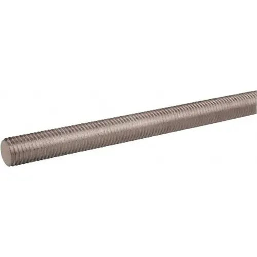 Threaded Rod: M10, 1 m Long, Stainless Steel