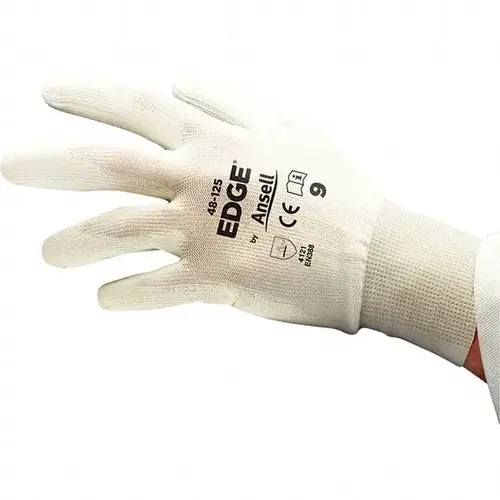 Series 48-125 General Purpose Work Gloves: Small, Polyurethane-Coated