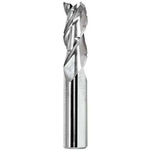 Corner Radius End Mill: 1/4" Dia, 3/4" LOC, 0.03" Radius, 3 Flutes, Solid Carbide Uncoated Corner Radius End Mill: 1/4" Dia, 3/4" LOC, 0.03" Radius, 3 Flutes, Solid Carbide Uncoated