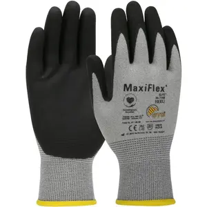 ATG 34-774B/XS General Purpose Work Gloves: X-Small, Nitrile Coated, Nylon