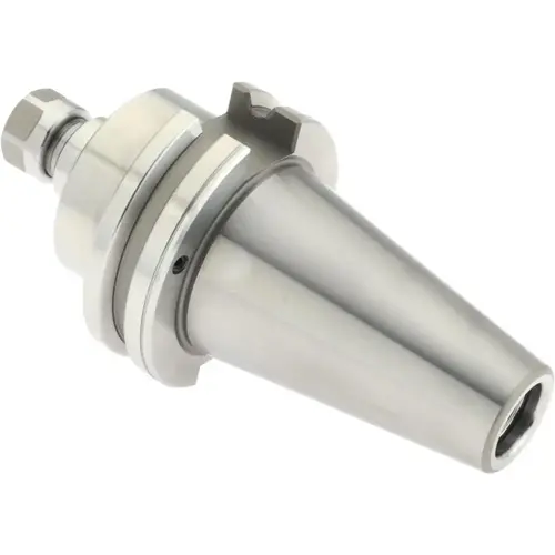 Collet Chuck: 0.48 to 6.98 mm Capacity, ER Collet, Dual Contact Taper Shank Collet Chuck: 0.48 to 6.98 mm Capacity, ER Collet, Dual Contact Taper Shank