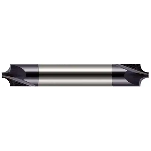 Corner Rounding End Mill: 5/64" Radius, 1/4" Dia, 2 Flutes, Solid Carbide AlTiN