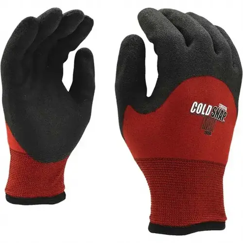 General Purpose Work Gloves: 2X-Large, Polyvinylchloride Coated, Brushed Acrylic Inner & Nylon Outer General Purpose Work Gloves: 2X-Large, Polyvinylchloride Coated, Brushed Acrylic Inner & Nylon Outer