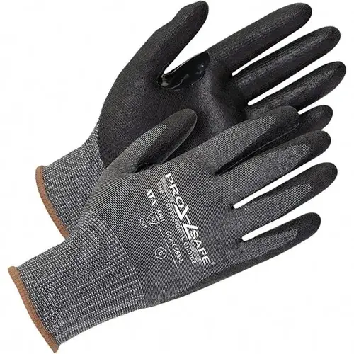 Cut & Abrasion-Resistant Gloves: Size L, ANSI Cut A5, Micro-Foam Nitrile, ATA & HPPE Cut & Abrasion-Resistant Gloves: Size L, ANSI Cut A5, Micro-Foam Nitrile, ATA & HPPE