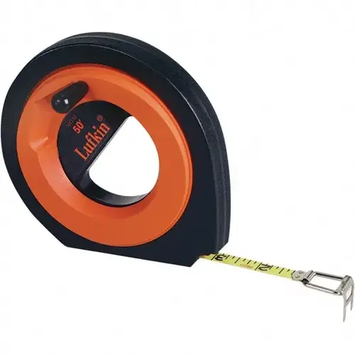 Tape Measure: 164 ft Long, 3/8" Width, Yellow Blade Tape Measure: 164 ft Long, 3/8" Width, Yellow Blade