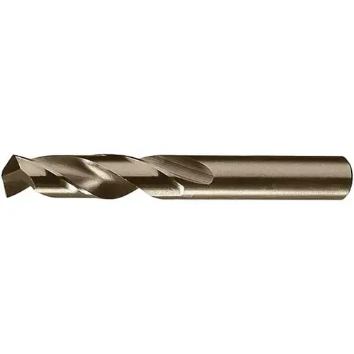 Screw Machine Length Drill Bit: 6.70 mm Dia, 135 deg Point, Cobalt Straw