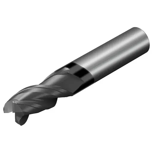 Corner Radius End Mill: 1/2" Dia, 5/8" LOC, 0.028" Radius, 3 Flutes, Solid Carbide AlTiN Corner Radius End Mill: 1/2" Dia, 5/8" LOC, 0.028" Radius, 3 Flutes, Solid Carbide AlTiN