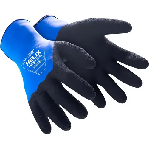 Cut & Puncture-Resistant Gloves: Size XL, ANSI Cut A2, ANSI Puncture 4, Rubber & Latex, HPPE Blend
