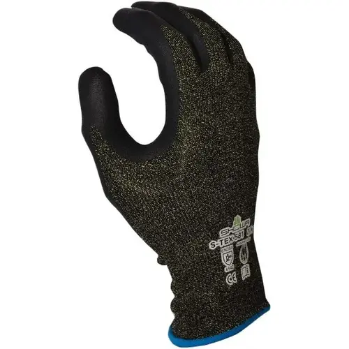 Cut & Abrasion-Resistant Gloves: Size 2XL, ANSI Cut A5, Foam Nitrile, Polyester, Nylon, Stainless Steel & Kevlar Cut & Abrasion-Resistant Gloves: Size 2XL, ANSI Cut A5, Foam Nitrile, Polyester, Nylon, Stainless Steel & Kevlar