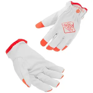 Tilsatec TTP230WYH090 Cut, Puncture & Abrasive-Resistant Gloves: Size L, ANSI Cut A6, ANSI Puncture 4, Goatskin Leather