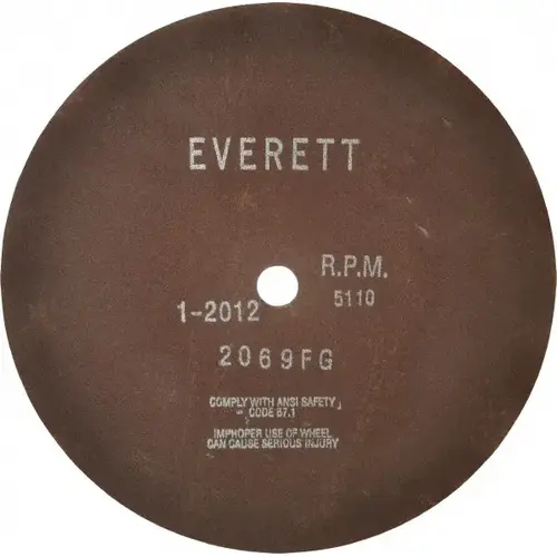 Cut-Off Wheel: 14" Dia, 1/8" Thick, 1" Hole, Aluminum Oxide