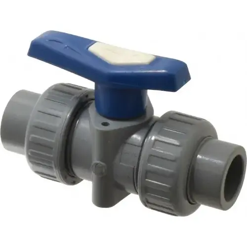True Union Manual Ball Valve: 1/2" Pipe, Full Port