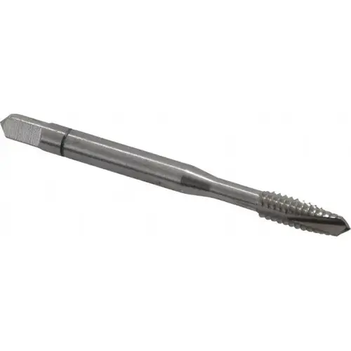 Spiral Point Tap: #10-24, UNC, 3 Flutes, Plug, Powdered Metal, Bright Finish Spiral Point Tap: #10-24, UNC, 3 Flutes, Plug, Powdered Metal, Bright Finish