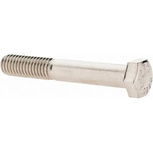Hex Head Cap Screw: 3/8-16 x 2-1/2", Grade 18-8 Stainless Steel - pack of 10 Hex Head Cap Screw: 3/8-16 x 2-1/2", Grade 18-8 Stainless Steel - pack of 10