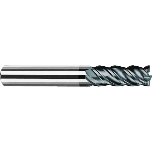 Square End Mill: 3/16" Dia, 3/8" LOC, 4 Flute, Solid Carbide Polychrome Square End Mill: 3/16" Dia, 3/8" LOC, 4 Flute, Solid Carbide Polychrome