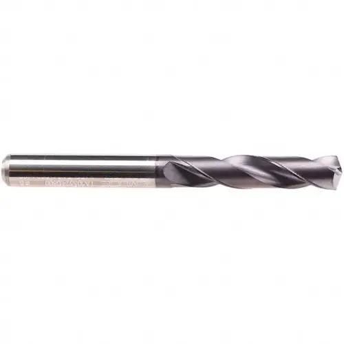 Screw Machine Length Drill Bit: 0.1268" Dia, 140 degree, Solid Carbide Coated Screw Machine Length Drill Bit: 0.1268" Dia, 140 degree, Solid Carbide Coated