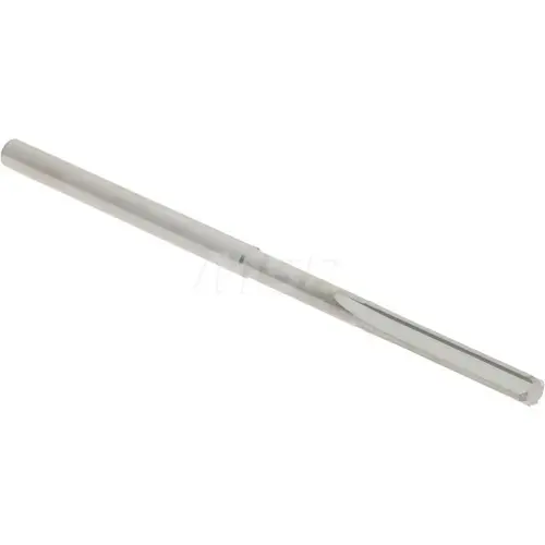 Chucking Reamer: 0.0765" Dia, 1-3/4" OAL, 1/2" Flute Length, Straight Flute, Straight Shank, Solid Carbide Bright/Uncoated Chucking Reamer: 0.0765" Dia, 1-3/4" OAL, 1/2" Flute Length, Straight Flute, Straight Shank, Solid Carbide Bright/Uncoated