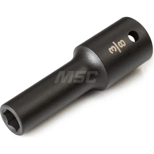 Impact Socket: 1/2" Drive, Hex Drive