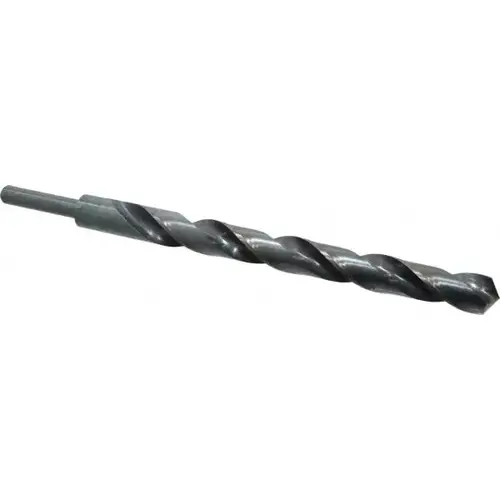 Reduced Shank Drill Bit: 7/8 inch Dia, 1/2 inch Shank Dia, 118 0, High Speed Steel Coated
