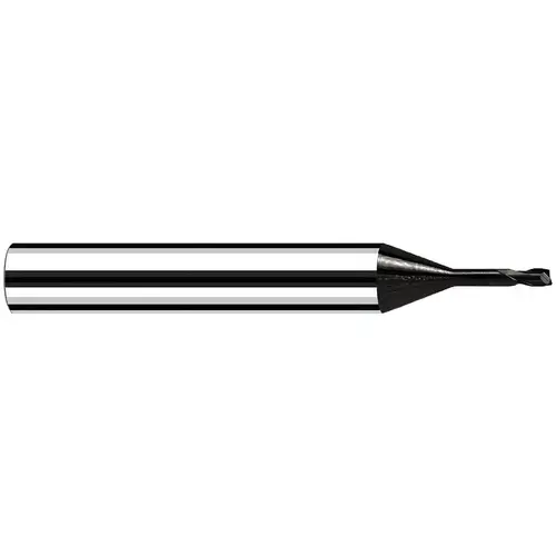 Corner Radius End Mill: 3 mm Dia, 3.00 mm LOC, 30 deg Helix, C Coated, Corner Radius End, Centercutting Series MicrotoroXG