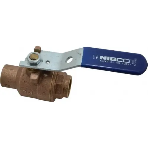 Standard Manual Ball Valve: 3/4" Pipe, Full Port