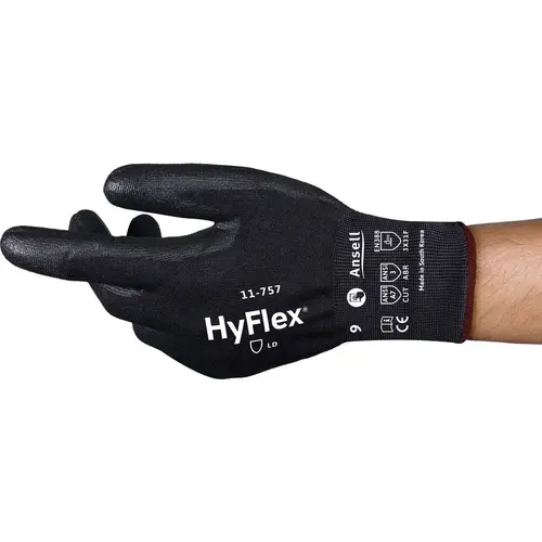 Series 11-757 Puncture-Resistant Gloves: Size Medium, ANSI Cut N/A, ANSI Puncture 4, Polyurethane, Series 11-757 Puncture-Resistant Gloves: Size Medium, ANSI Cut N/A, ANSI Puncture 4, Polyurethane,