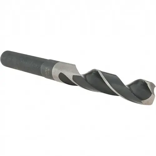 Reduced Shank Drill Bit: 35/64 inch Dia, 1/2 inch Shank Dia, 118 0, High Speed Steel Coated Reduced Shank Drill Bit: 35/64 inch Dia, 1/2 inch Shank Dia, 118 0, High Speed Steel Coated