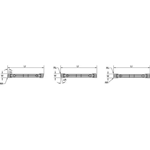 Cutoff Insert: WMTC125N00CM17, Carbide, 1/8" Cutting Width - pack of 5 Cutoff Insert: WMTC125N00CM17, Carbide, 1/8" Cutting Width - pack of 5